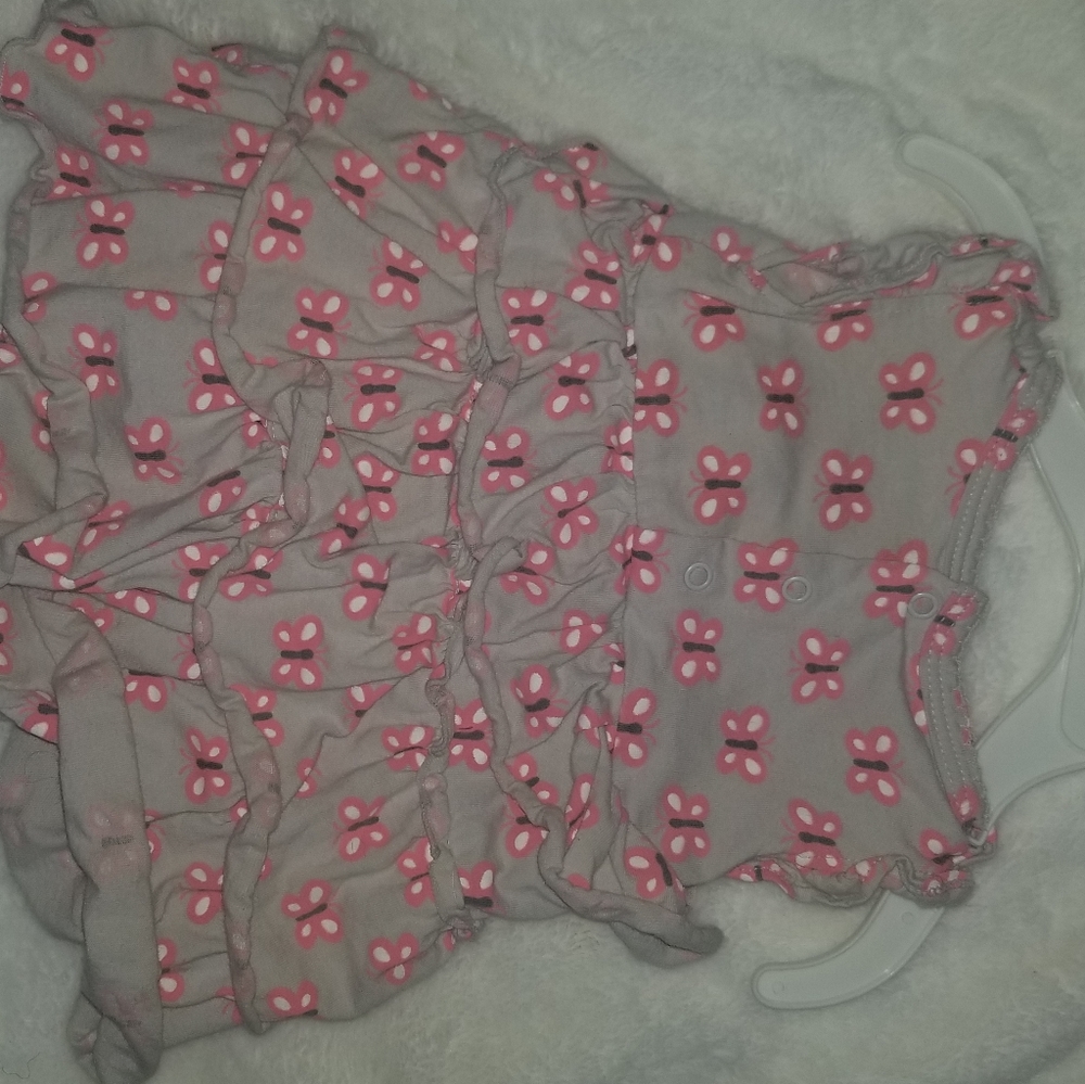 Carter's Butterfly Ruffle Dress - Picture 2 of 3